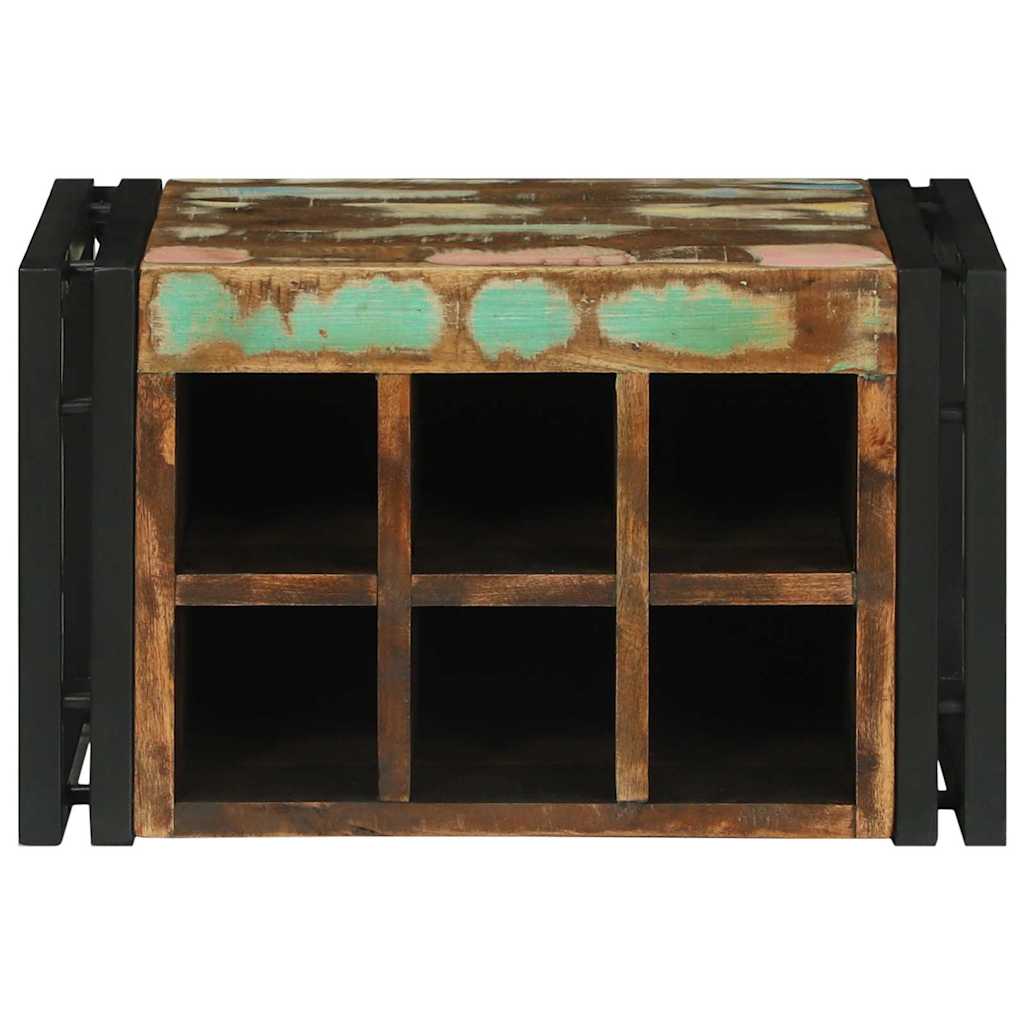 Vinfad 2 stk. 46 x 35 x 27,5 cm Solid genbrugs træ