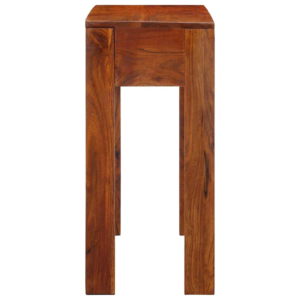 konsolbord 80x35x75 cm massivt akacietræ