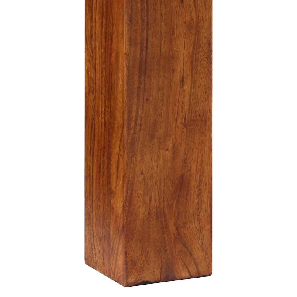 konsolbord 80x35x75 cm massivt akacietræ