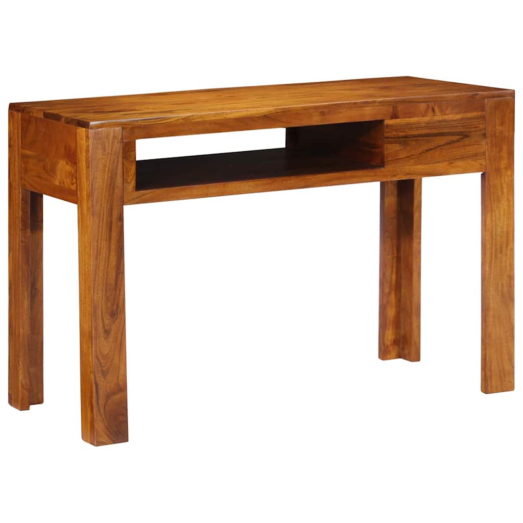 Skrivebord med skuffe med opbevaring Brun 110 x 50 x 73 cm
