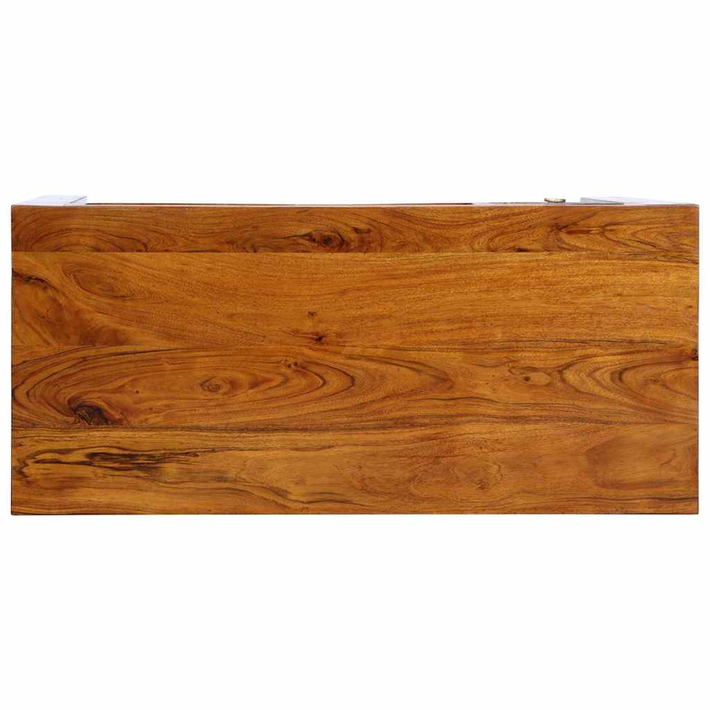 Skrivebord med skuffe med opbevaring Brun 110 x 50 x 73 cm