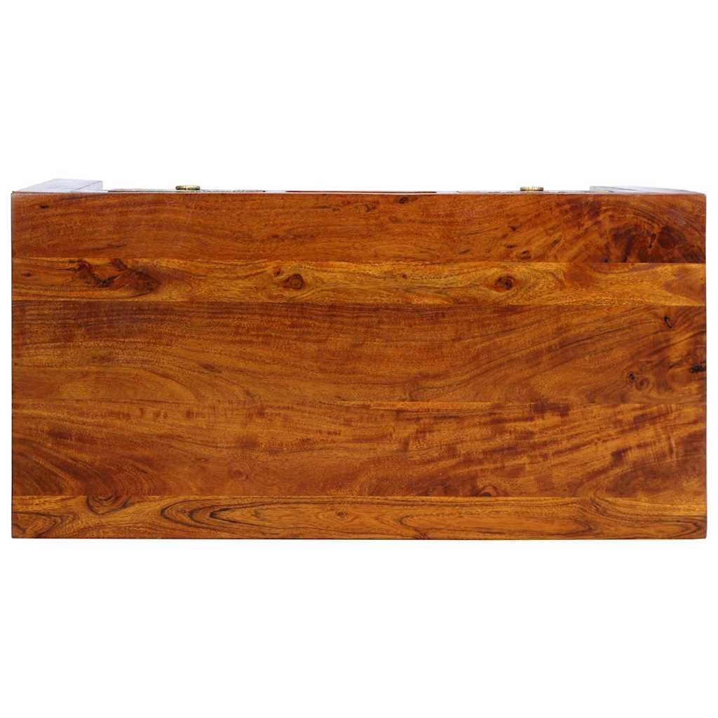 Skrivebord med skuffe med opbevaring Brun 100 x 50 x 75 cm