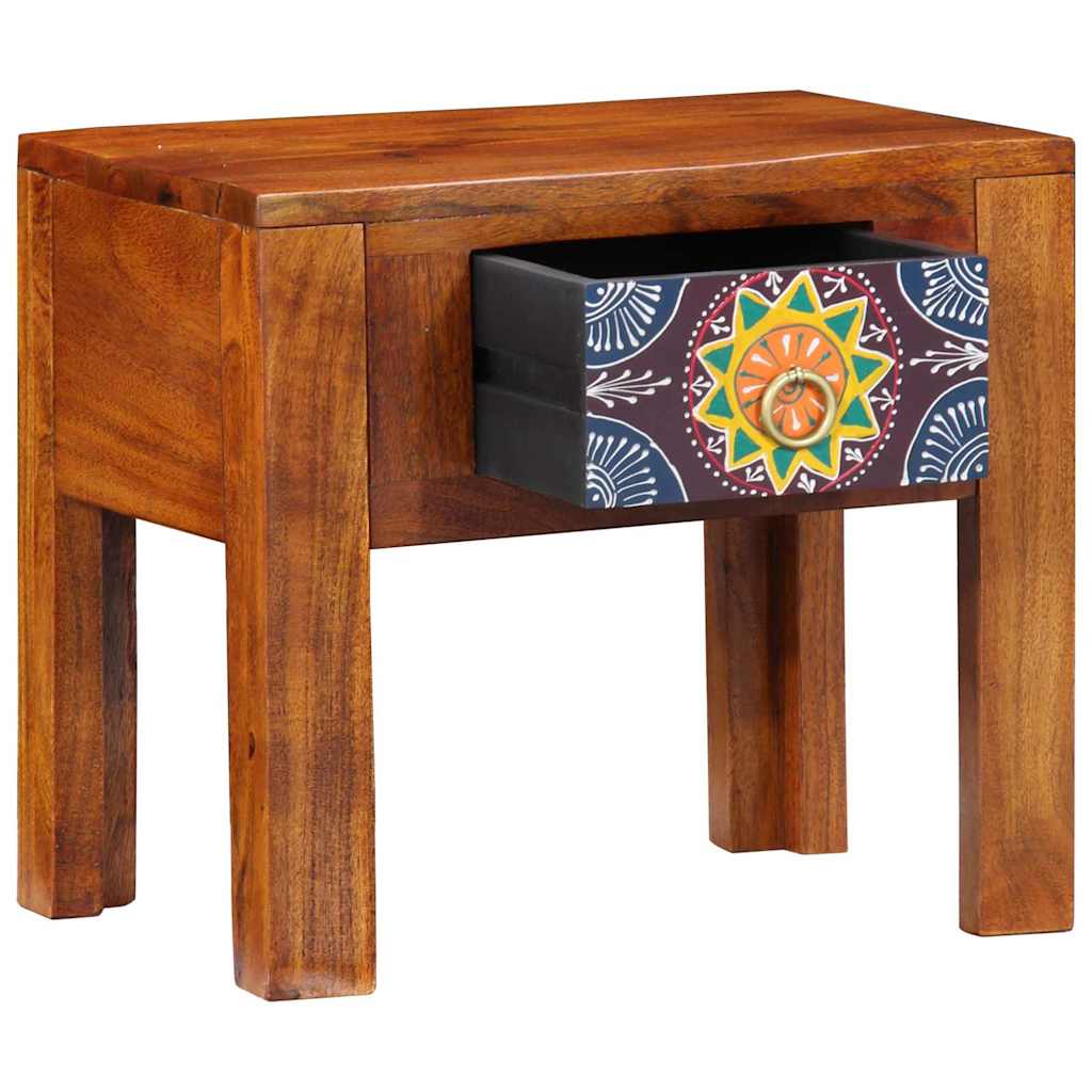 Sidebord Brun 40 x 30 x 36 cm Massiv Akacietræ og Ingeniørtræ