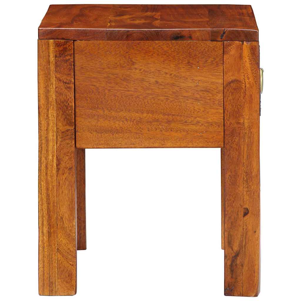 Sidebord Brun 40 x 30 x 36 cm Massiv Akacietræ og Ingeniørtræ