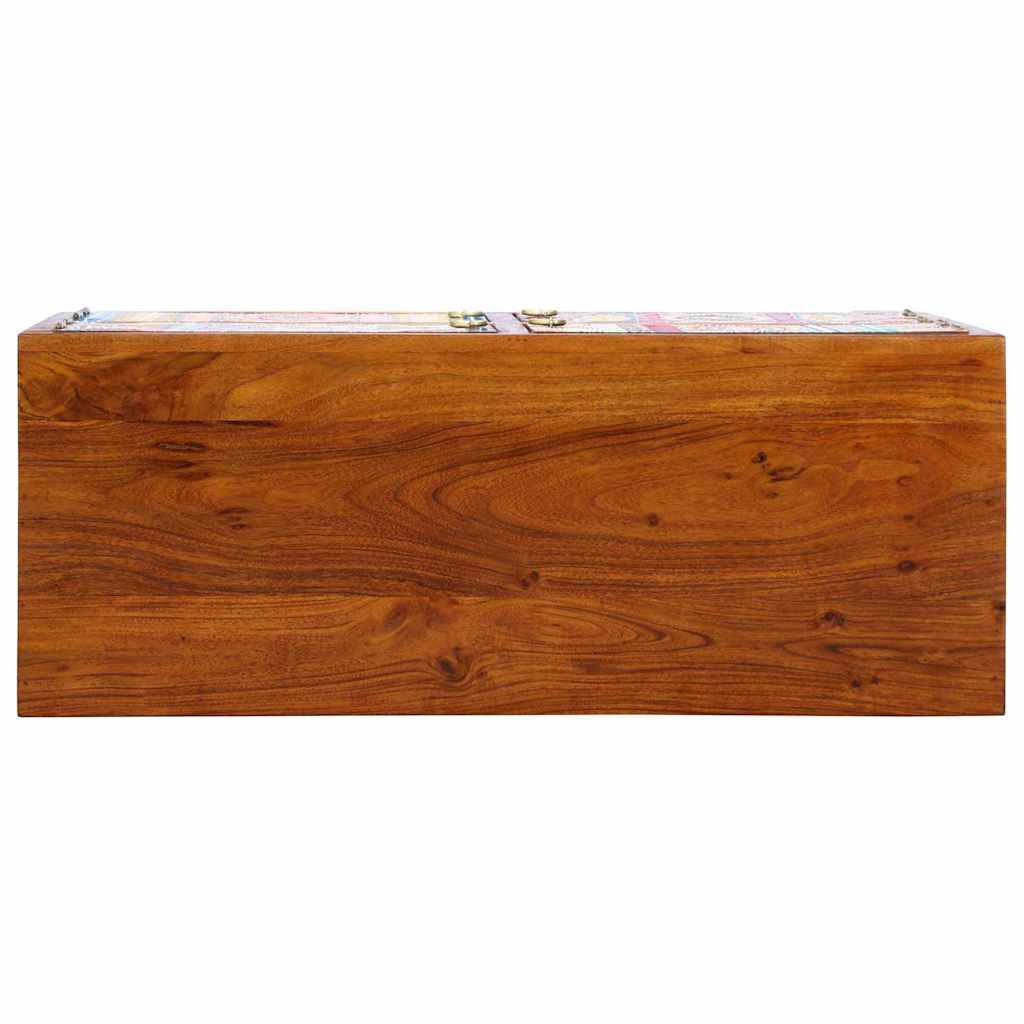 Sko skab 90 x 35 x 55 cm Massivt Akacietræ Brun
