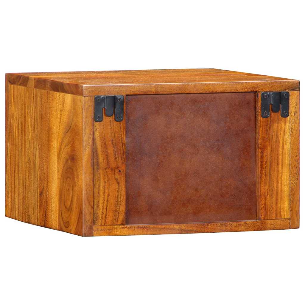 Natskab Brun 35 x 30 x 22 cm Massiv Akacietræ og Ingeniørtræ