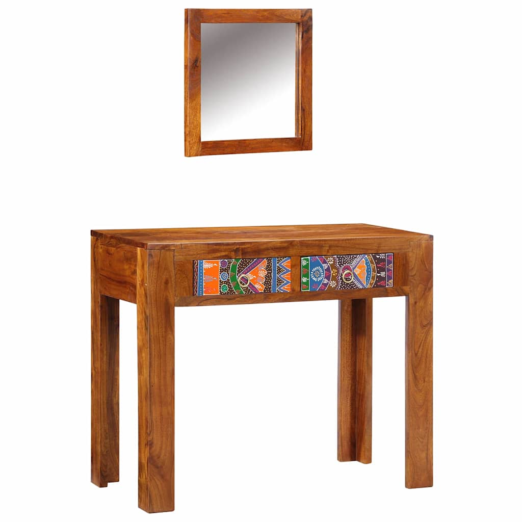 Klædeskab Brun 90 x 45 x 75 cm Massivt Akacietræ