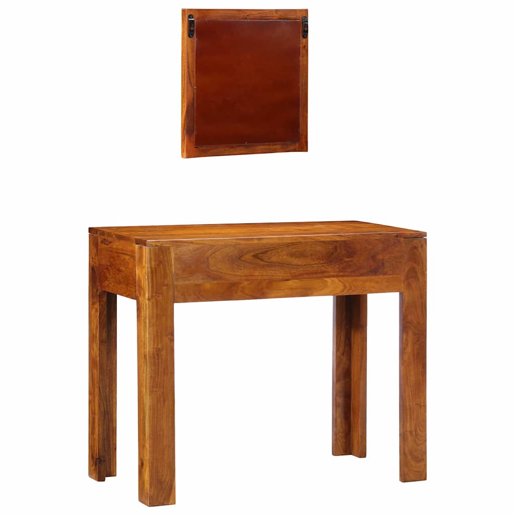 Klædeskab Brun 90 x 45 x 75 cm Massivt Akacietræ