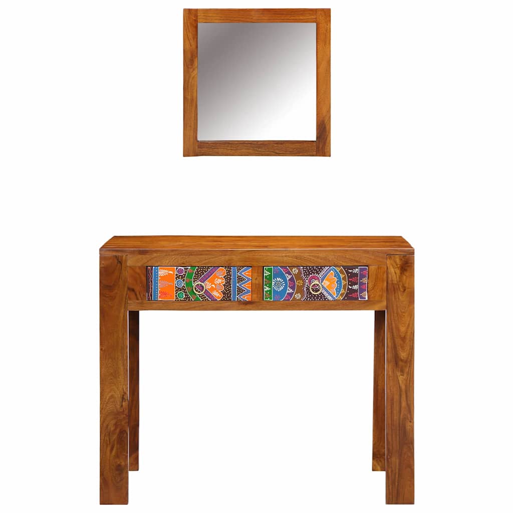 Klædeskab Brun 90 x 45 x 75 cm Massivt Akacietræ