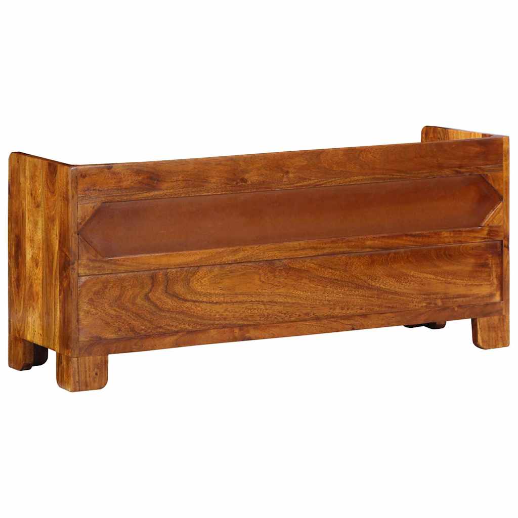 Sko bænk Honningbrun 100 x 35 x 45 cm Akacietræ Massiv