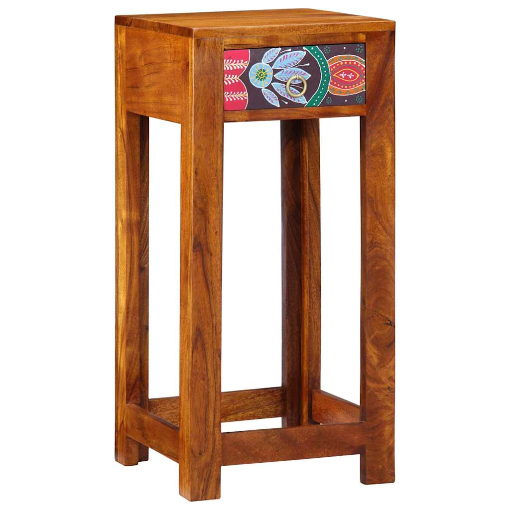 Blomster Endebord Brun 35 x 35 x 75 cm