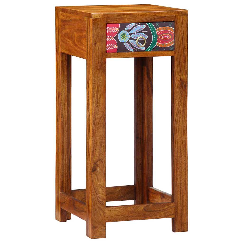 Blomster Endebord Brun 35 x 35 x 75 cm