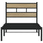 sengeramme uden madras 90x190 cm metal sonoma-eg
