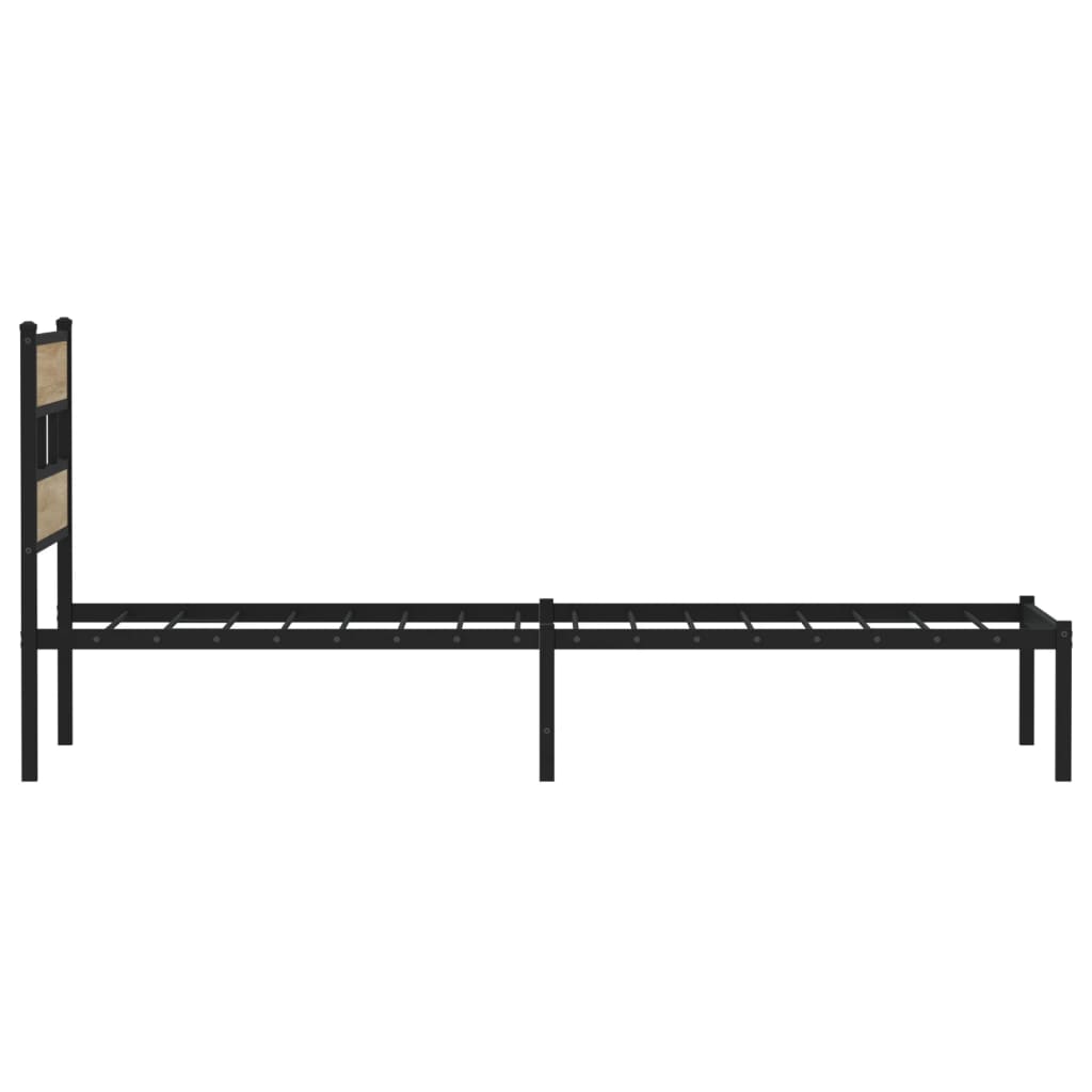 sengeramme uden madras 107x203 cm metal sonoma-eg