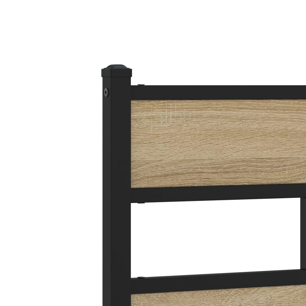 sengeramme uden madras 120x200 cm metal sonoma-eg