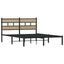 sengeramme uden madras 140x190 cm metal sonoma-eg