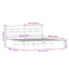 sengeramme uden madras 180x200 cm metal sonoma-eg