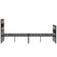 sengeramme uden madras 120x190 cm metal sonoma-eg