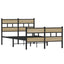 sengeramme uden madras 120x200 cm metal sonoma-eg