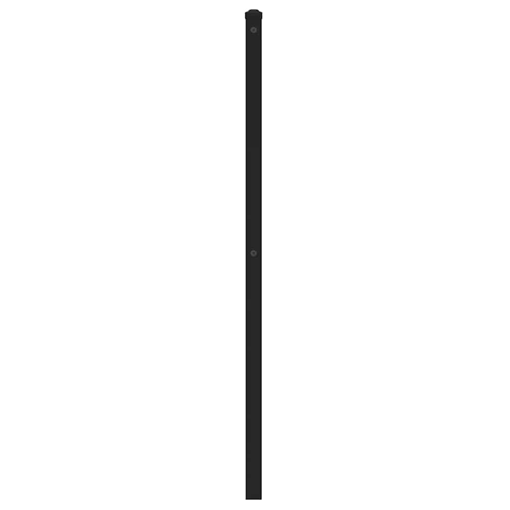 udskiftningsgavl 135 cm jern og konstrueret træ sonoma-eg