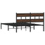 sengeramme m. sengegavl 150x200 cm uden madras brunt eg