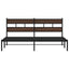 sengeramme m. sengegavl 190x200 cm uden madras brunt eg