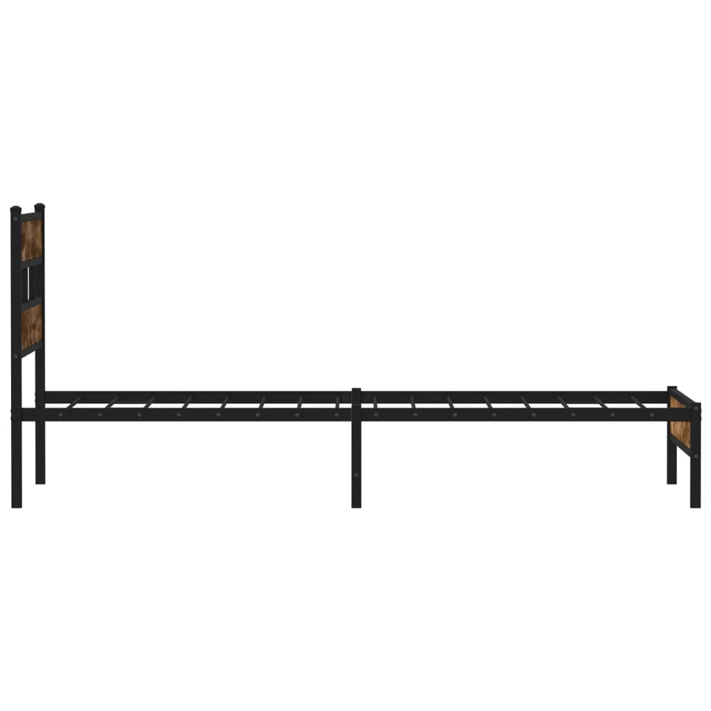 sengeramme m. sengegavl 75x190 cm uden madras sonoma-eg