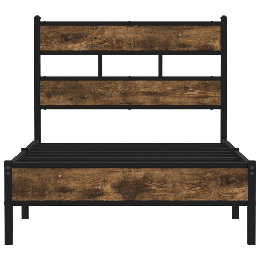 sengeramme m. sengegavl 80x200 cm uden madras sonoma-eg