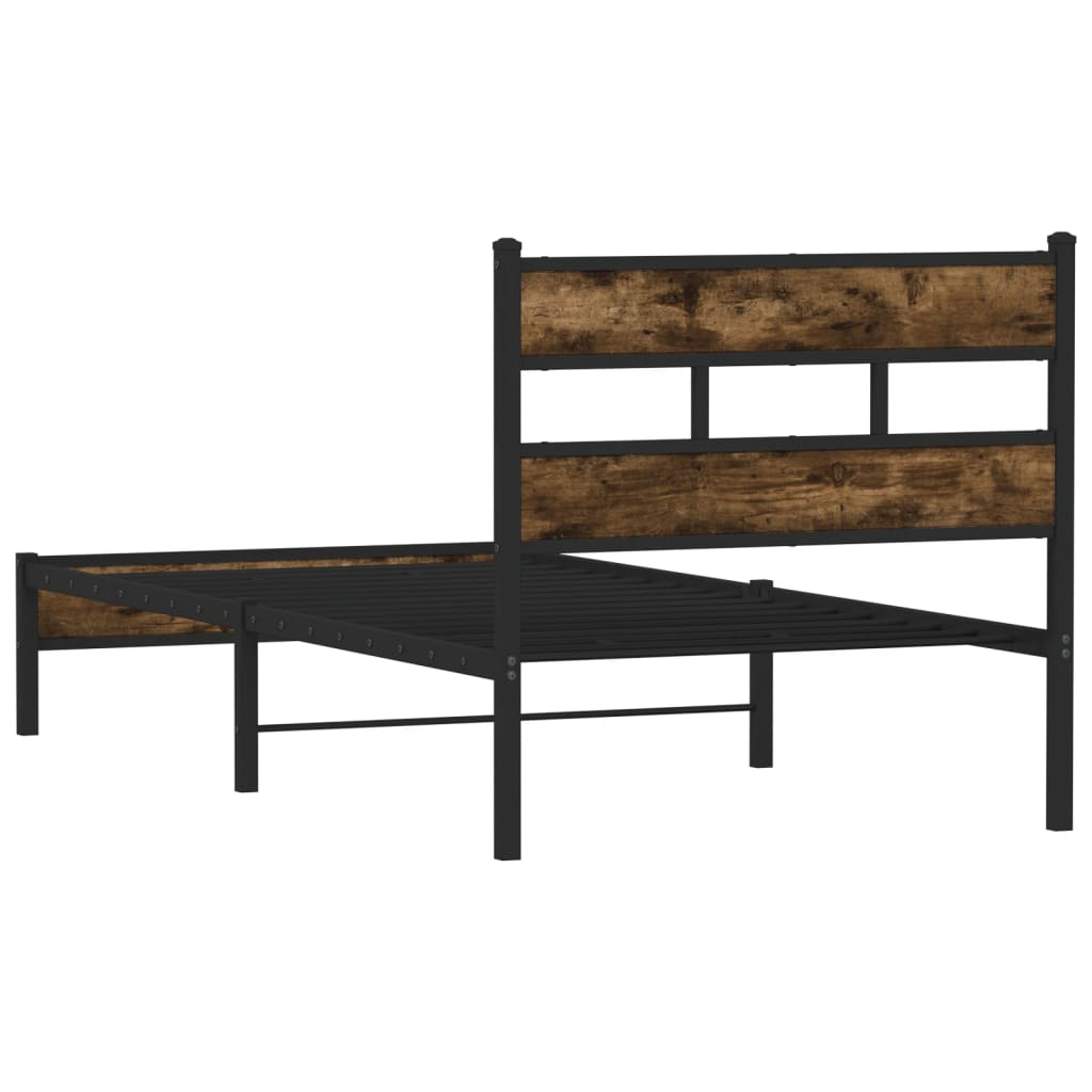 sengeramme m. sengegavl 80x200 cm uden madras sonoma-eg
