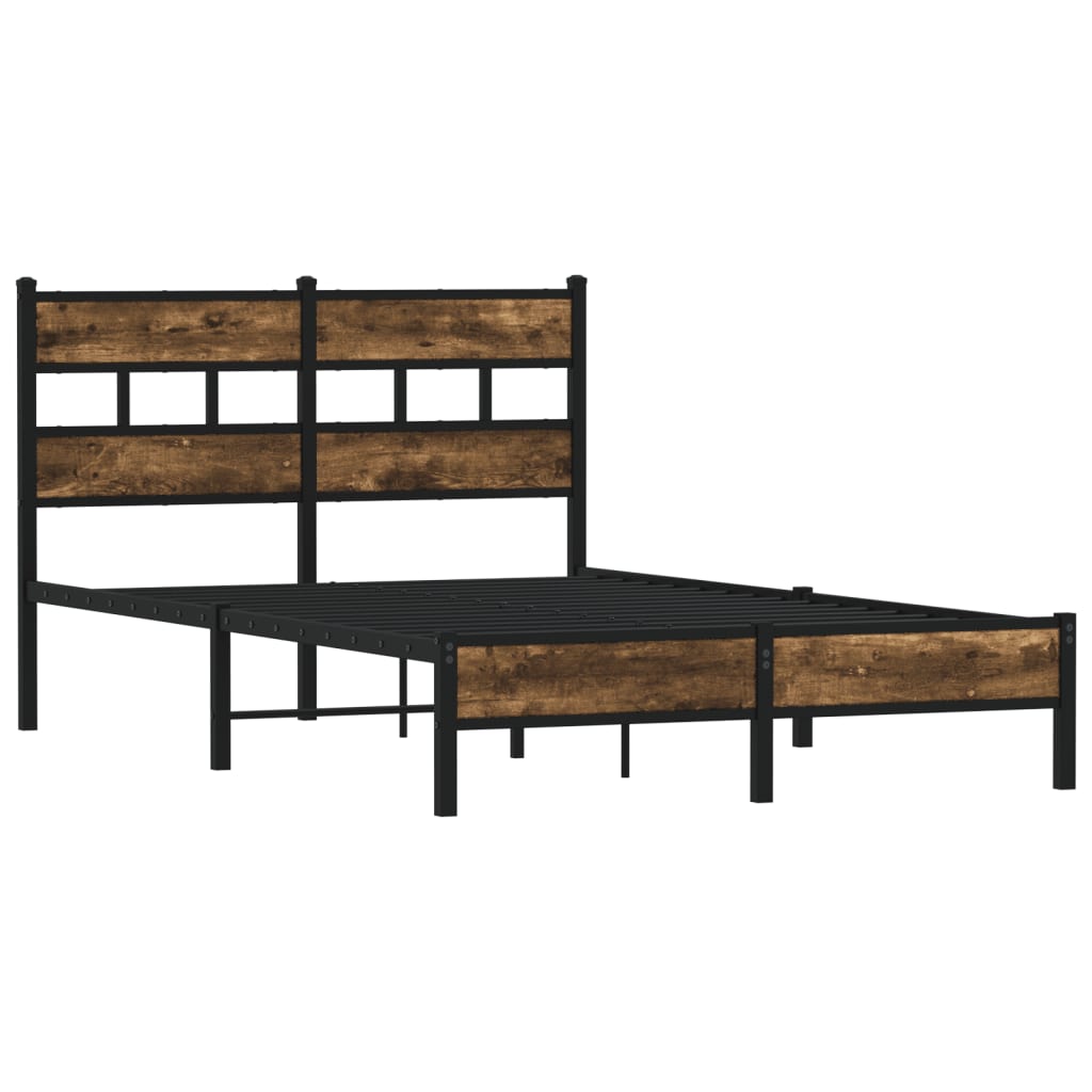 sengeramme m. sengegavl 120x190 cm uden madras sonoma-eg
