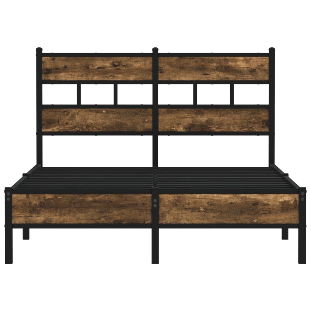 sengeramme m. sengegavl 120x190 cm uden madras sonoma-eg