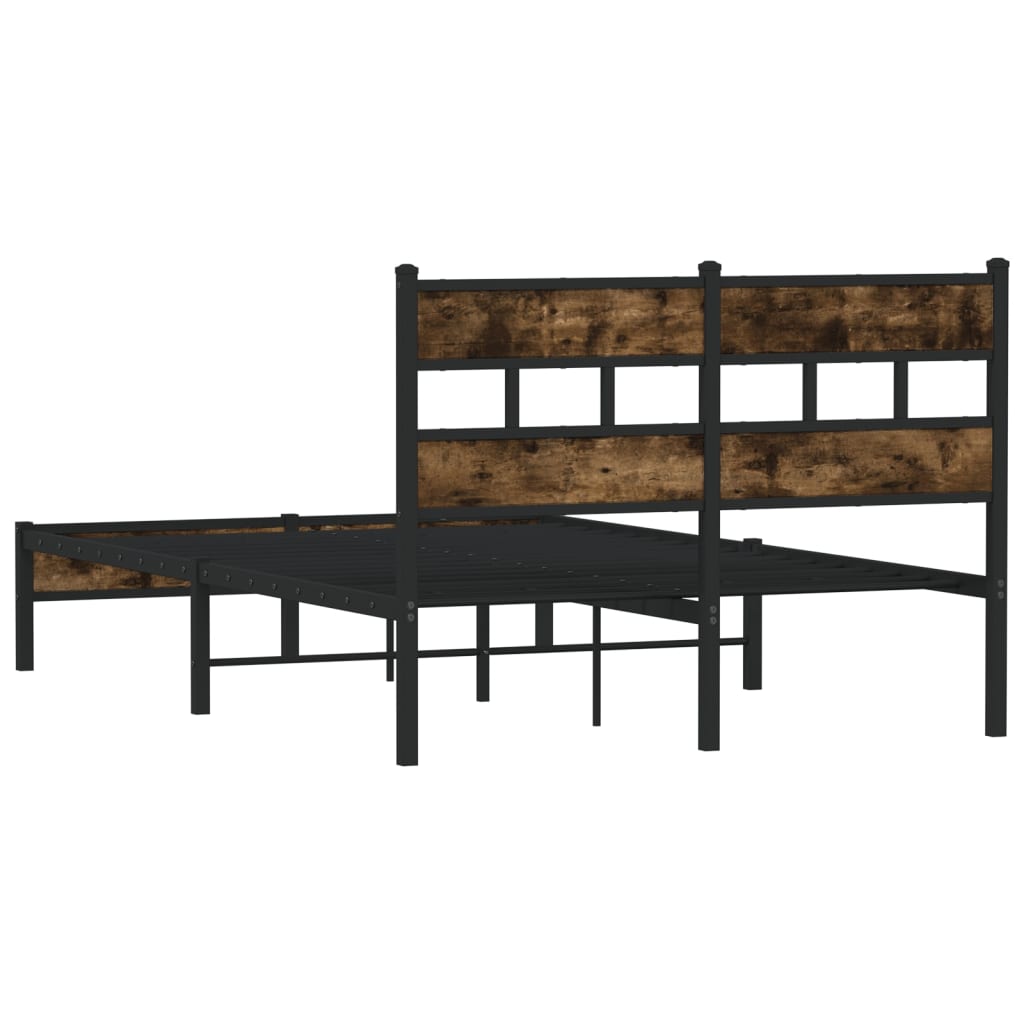 sengeramme m. sengegavl 120x190 cm uden madras sonoma-eg