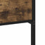 sengeramme 100x200 cm uden madras konstrueret træ røget eg