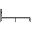 sengeramme uden madras 80x200 cm metal sonoma-eg