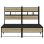 sengeramme uden madras 120x200 cm metal sonoma-eg