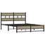 sengeramme uden madras 160x200 cm metal sonoma-eg