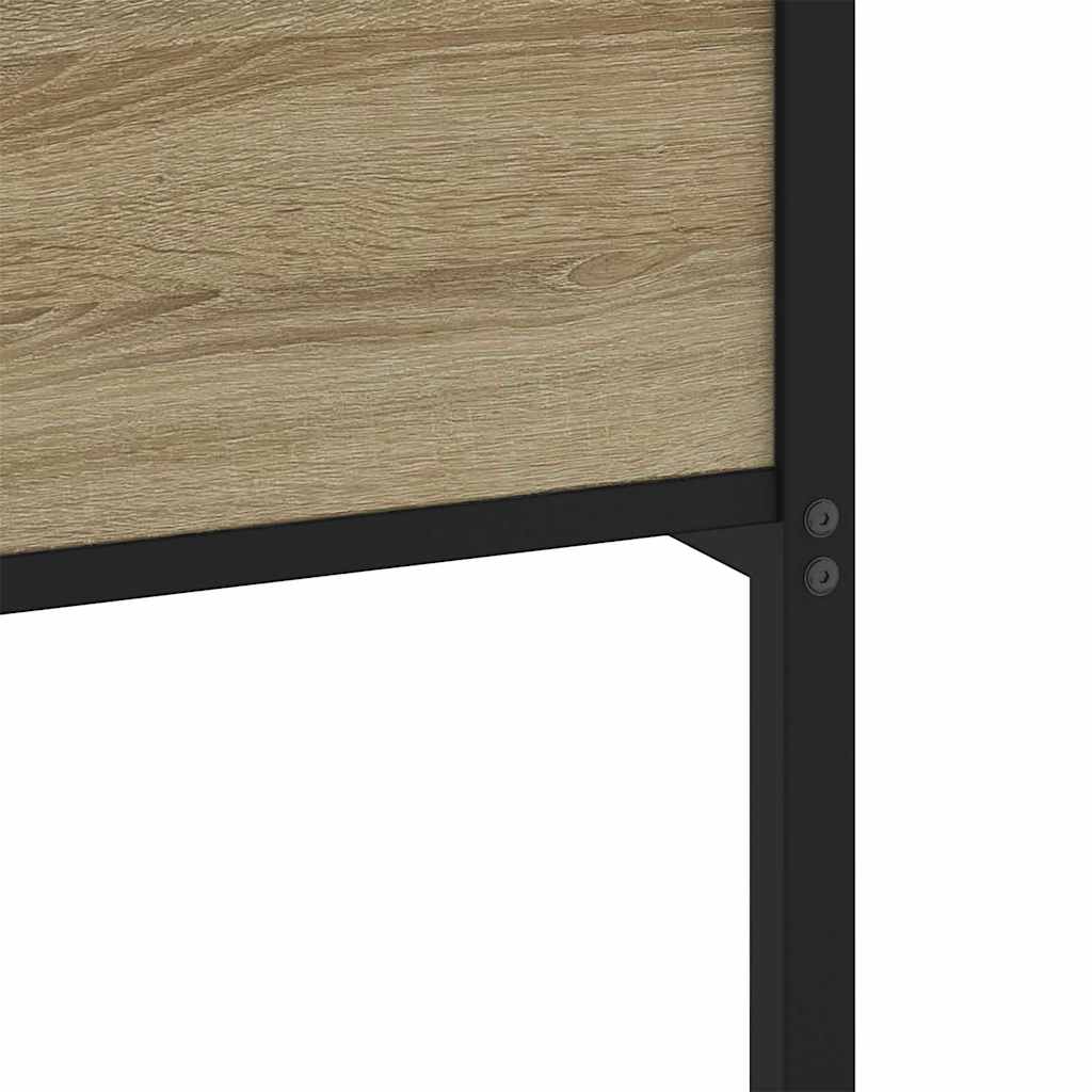 sengeramme 80x200 cm uden madras konstrueret træ sonoma-eg
