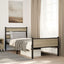 sengeramme 100x200 cm uden madras konstrueret træ sonoma-eg