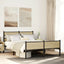 sengeramme 140x200 cm uden madras konstrueret træ sonoma-eg