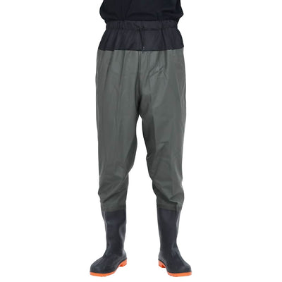 waist waders med støvler str. 40 mørkegrøn