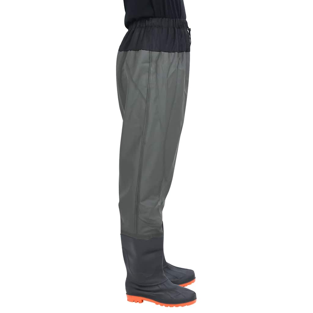 waist waders med støvler str. 40 mørkegrøn