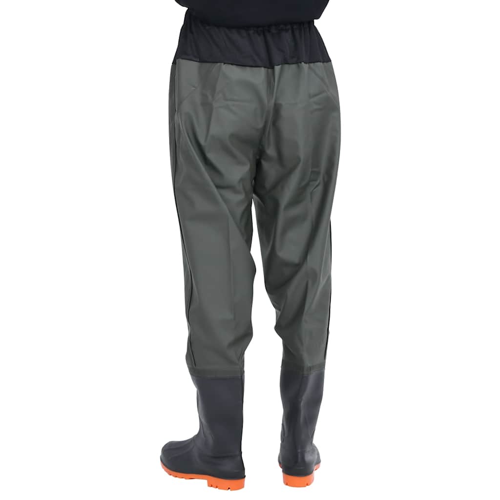 waist waders med støvler str. 41 mørkegrøn