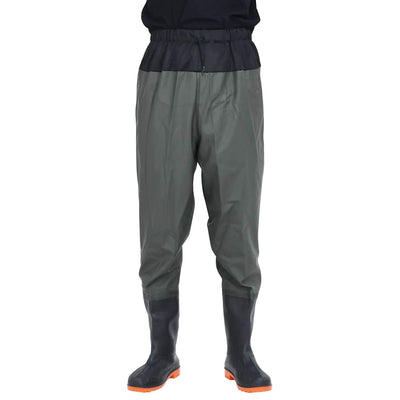 waist waders med støvler str. 42 mørkegrøn