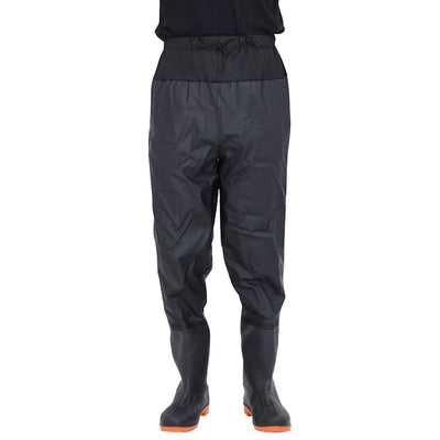 waist waders med støvler str. 39 sort