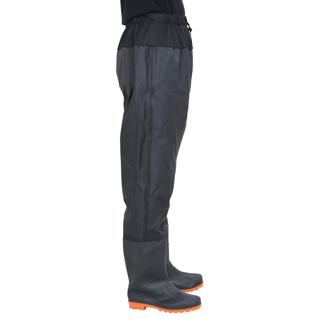 waist waders med støvler str. 39 sort