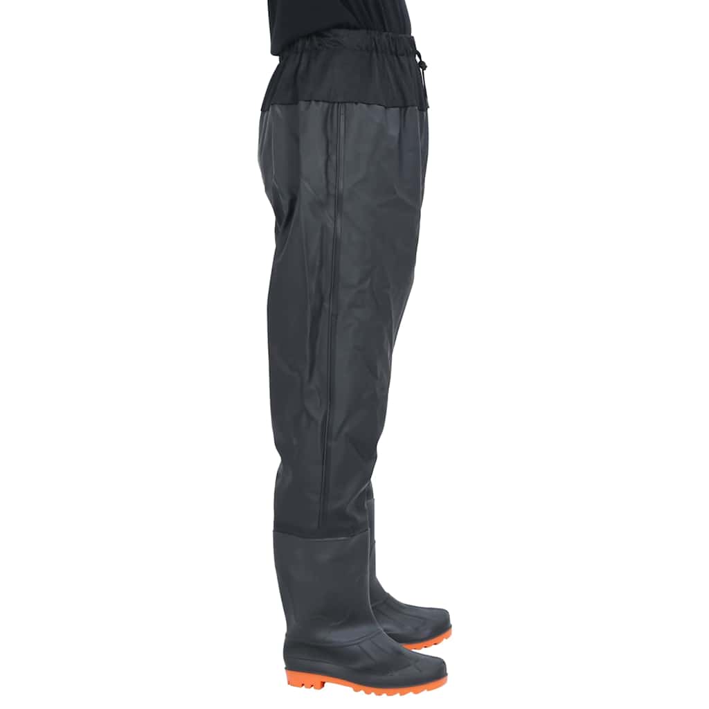 waist waders med støvler str. 41 sort