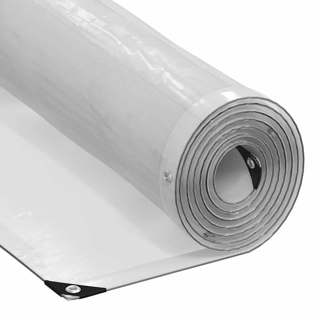 klar presenning med øjer 1x8 m polyethylen