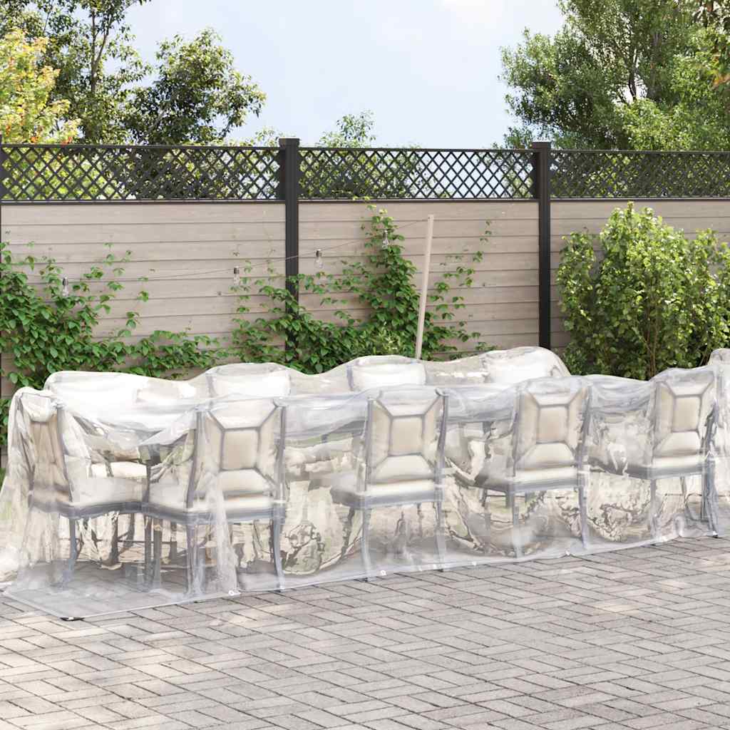 klar presenning med øjer 2x12 m polyethylen