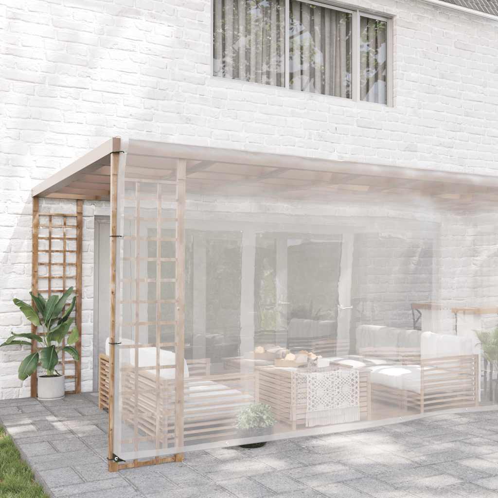klar presenning med øjer 6x6 m polyethylen