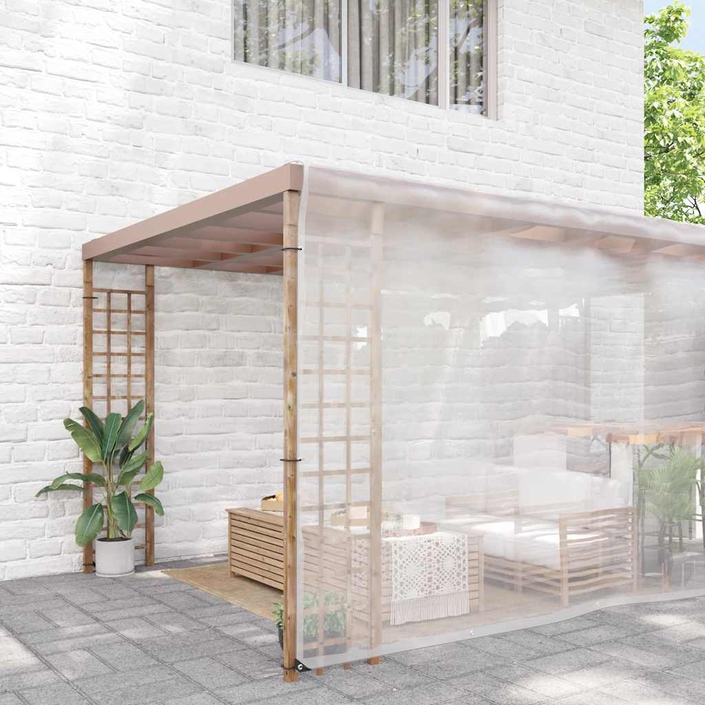 klar presenning med øjer 8x8 m polyethylen